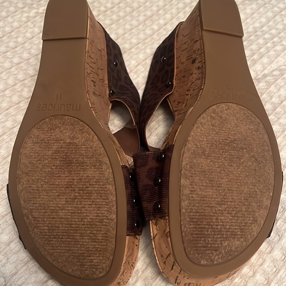 Maurice wedge leopard print shoes size 11 women’s new without tags - Picture 2 of 3